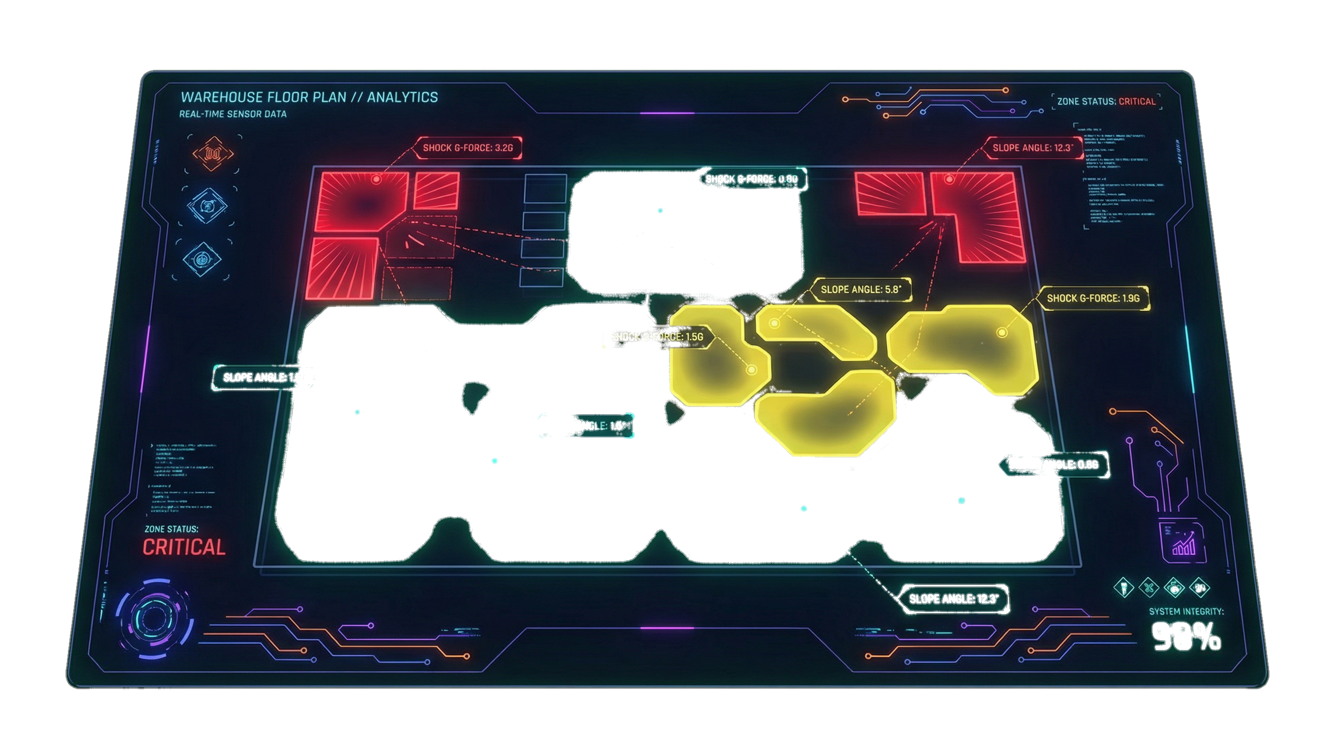 Robot risk map example