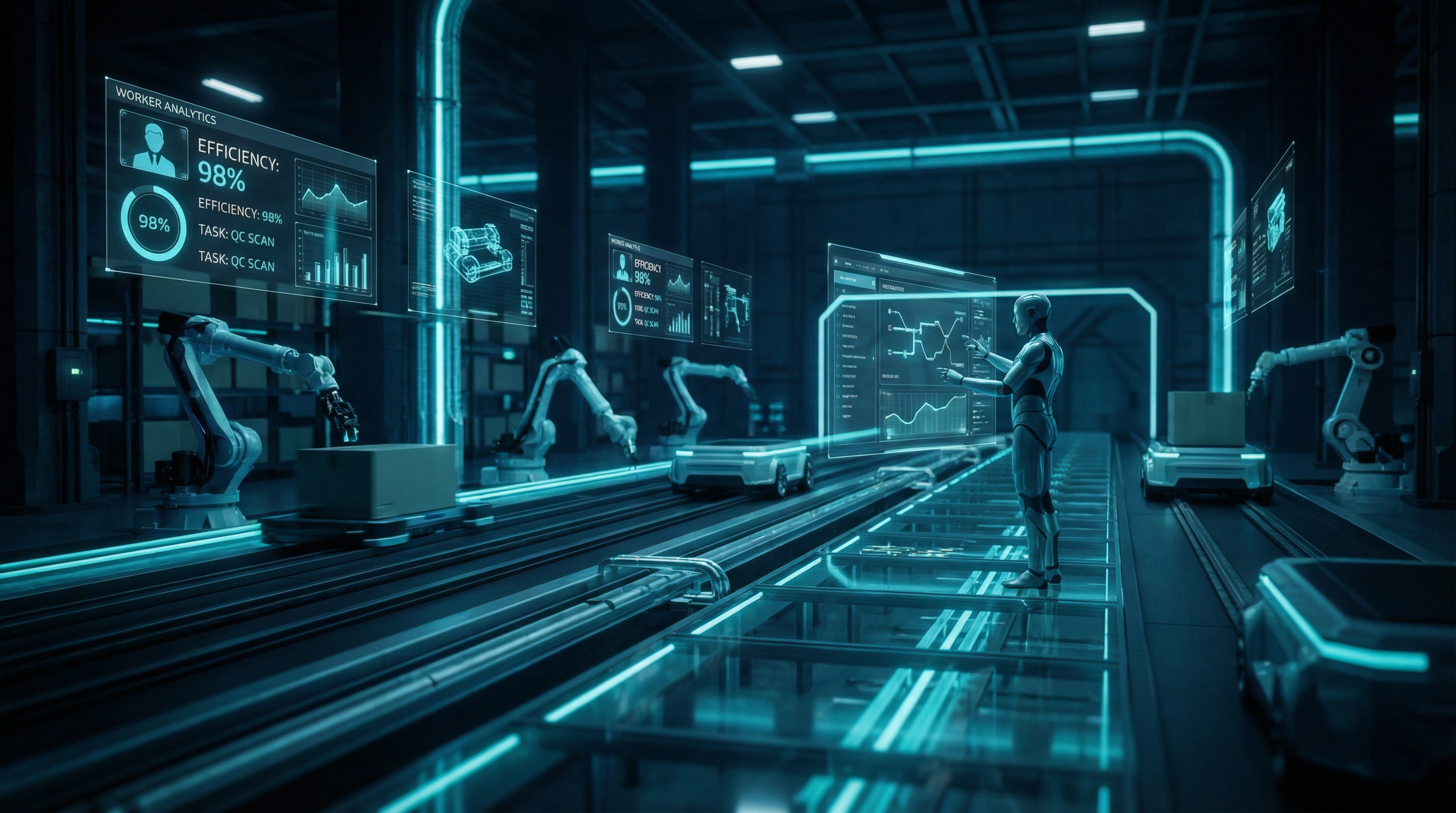 Digital skill transfer training scene
